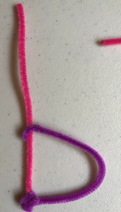 multisensory handwriting with pipe cleaners