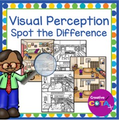 visual perception spot the difference for occupational therapy