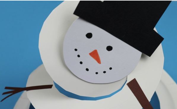 Hole Reinforcement Stickers Snowman Craft - The OT Toolbox
