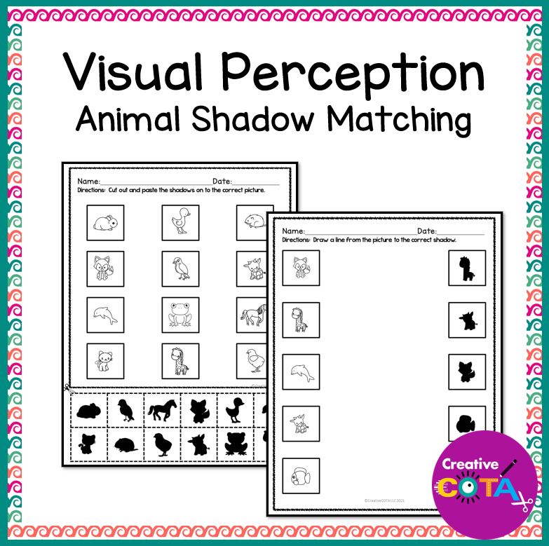 visual perception shadow matching