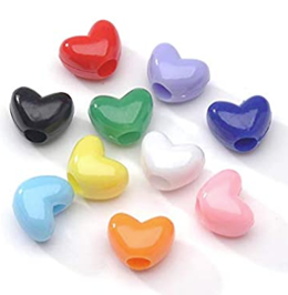 heart pony beads