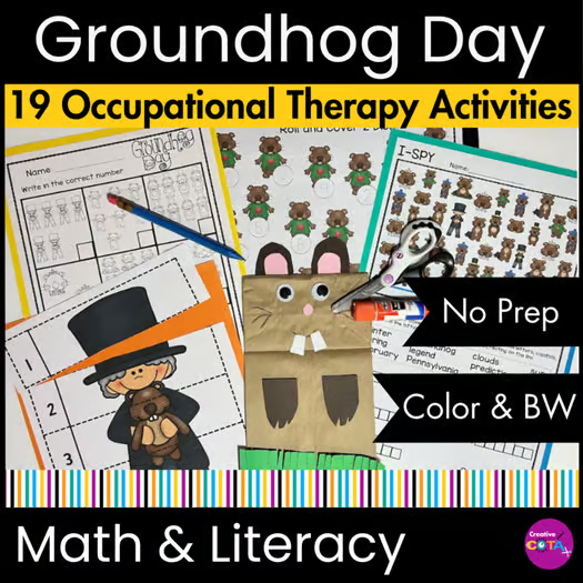 ground hog day fine motor visual perception occupational therapy 