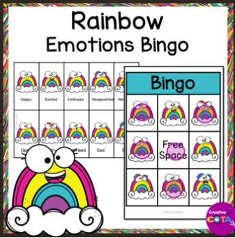 spring or summer social emotional learning bingo game