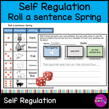 spring self regulation writing activities