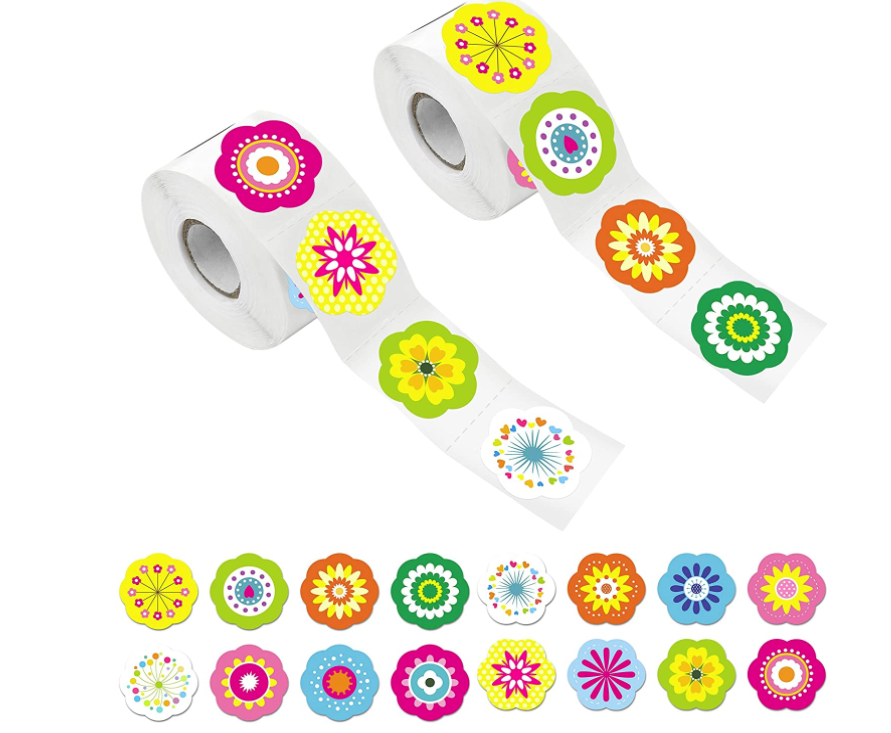 Spring sticker sorting activity for occupational therapy