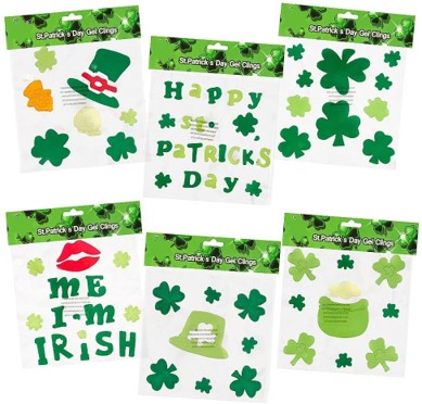 St Patrick's Day window clings for fine motor and writing activities