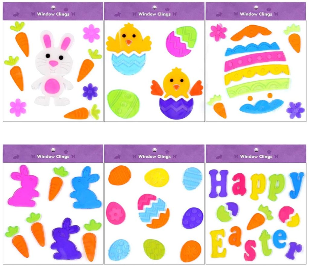 Easter fine motor window clings. Letters for occupational therapy writing activities 