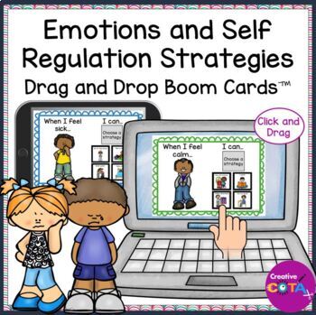 self regulation social emotional learning boom cards