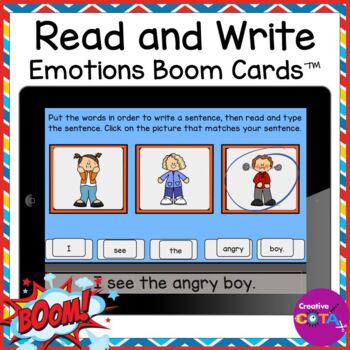 self regulation social emotional learning boom cards