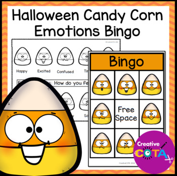 Halloween social emotional learning bingo game