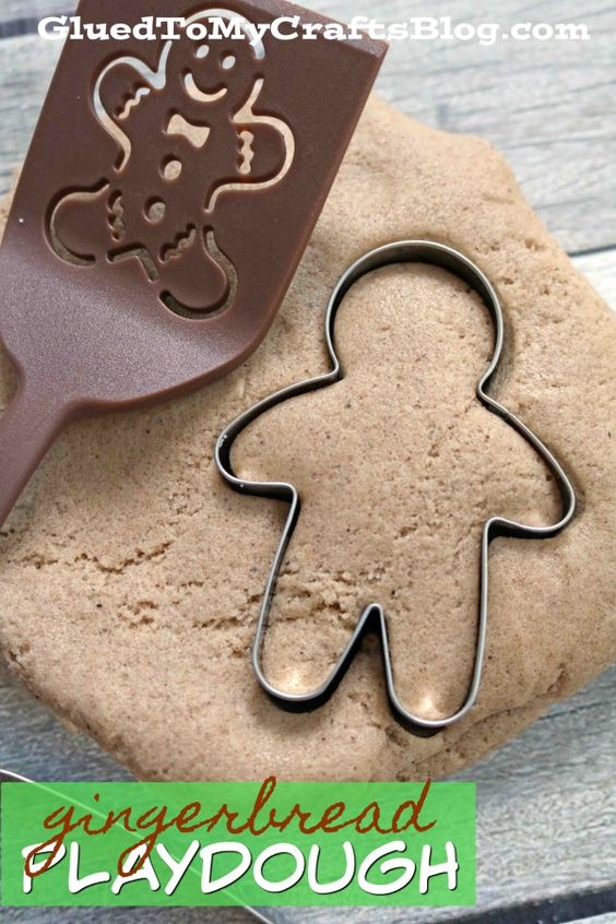 gingerbread man playdoh sensory for occupational therapy
