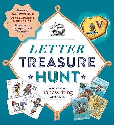 occupational therapy ideas for reluctant writers Letter treasure hunt game to work on handwriting