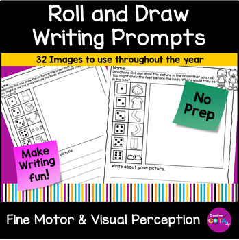 roll and draw writing prompts