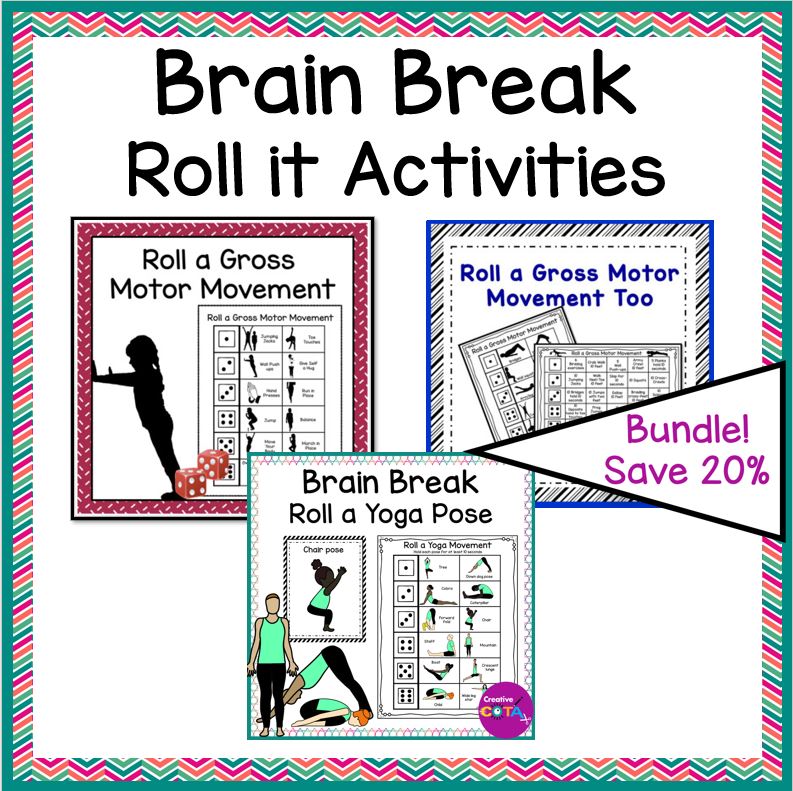 roll a movement classroom brain break or social emotional learning self regulation activity