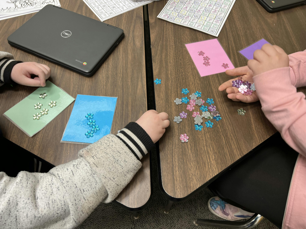 spring fine motor sorting activities