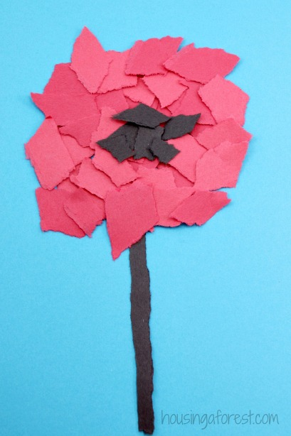 memorial day poppy craft for kids