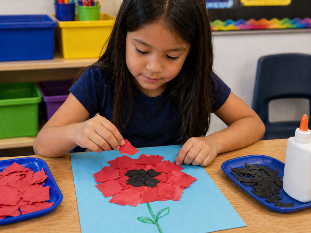 memorial day poppy craft