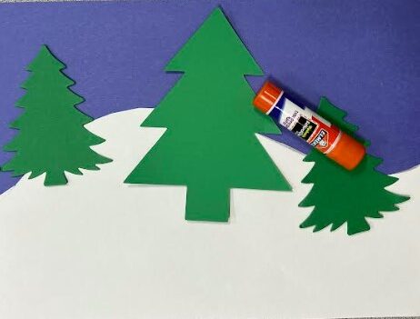 winter low prep minimal materal craft idea for kids