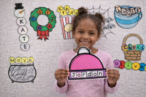 name crafts for early literacy skills